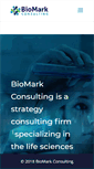 Mobile Screenshot of biomarkconsulting.com